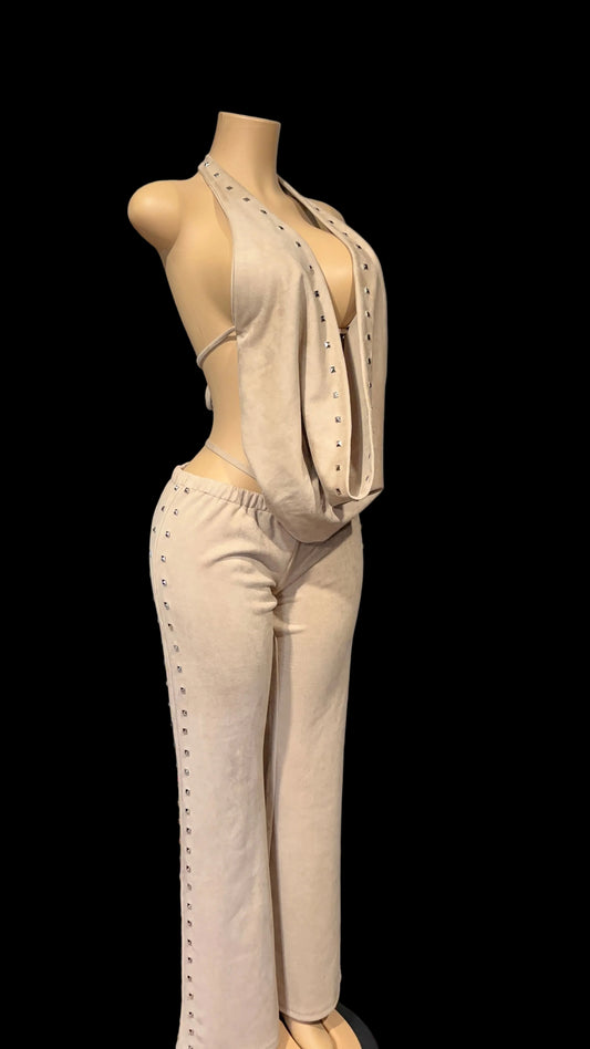Champagne Drip Jumpsuit