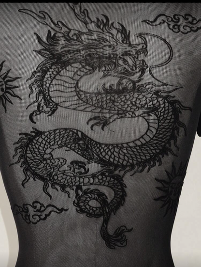 Dragon Siren Sheer Mesh Top