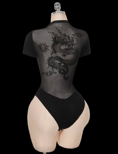 Dragon Siren Sheer Mesh Top