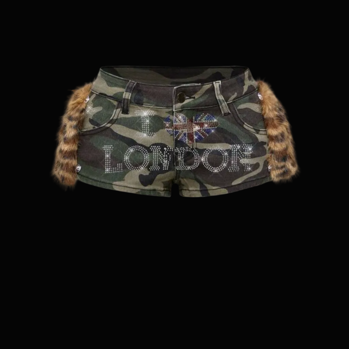 London Drip Camo Shorts